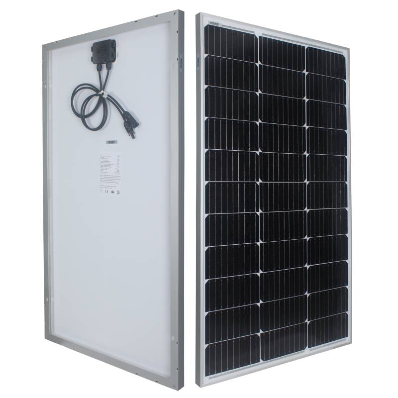 100 Watt 12 Volt Solar Panel Monocrystalline Solar Panel Modul Efisiensi Tinggi RV Marine Boat Caravan Off Grid